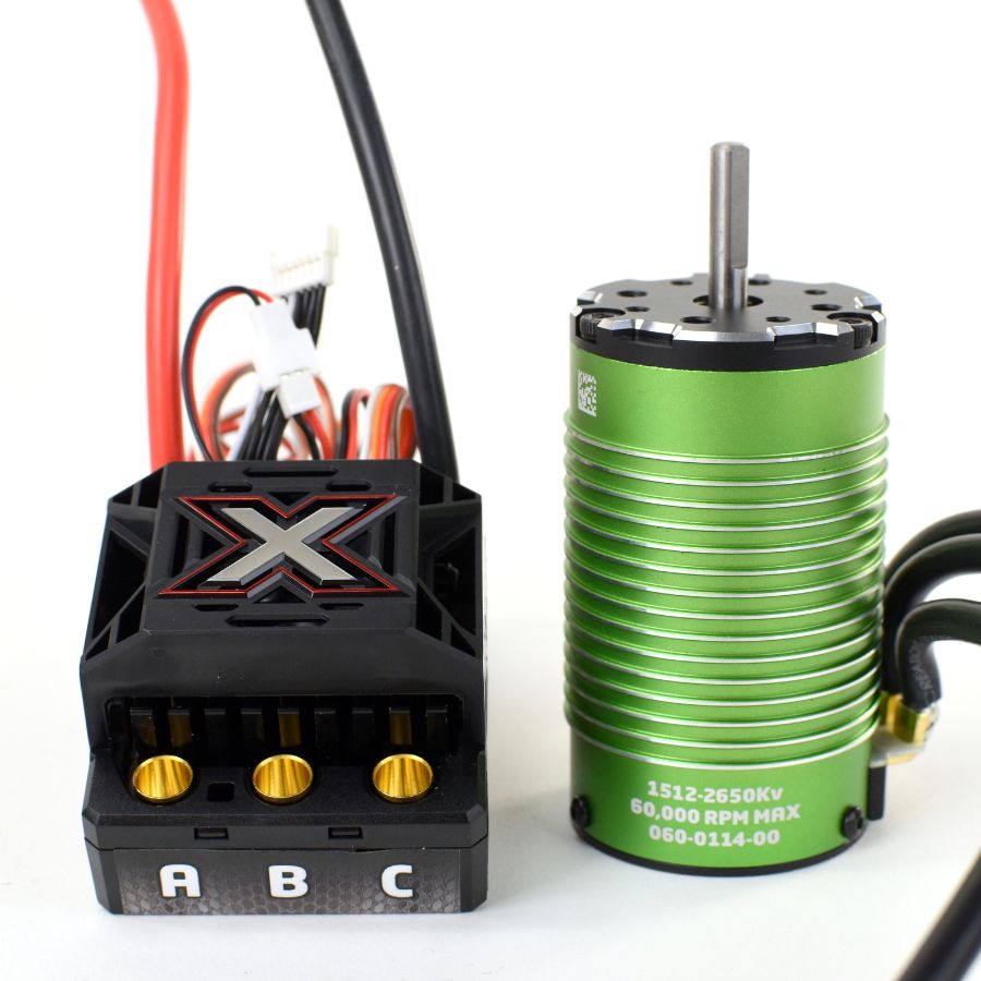SURFACE ESC, MOTOR COMBO: MONSTER X 25.2V ESC, 8A PEAK BEC w/ 1512