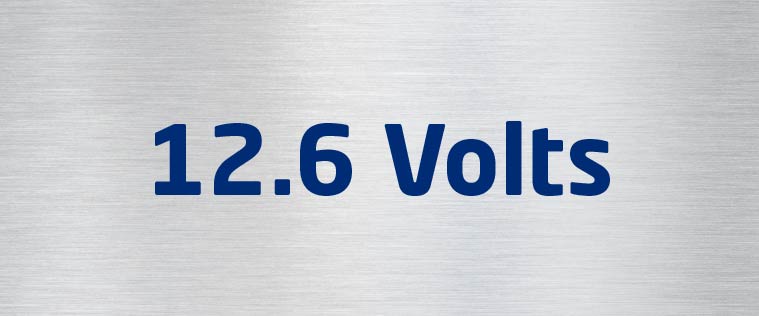 12.6 Volts