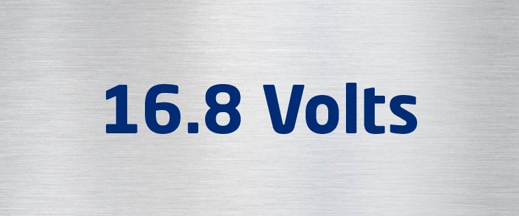 16.8 Volts