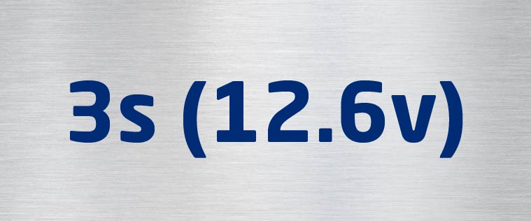 3s (12.6v)