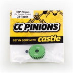 ACCESSORIES: CC PINION - 32 PITCH - 16T, 18T, 20T, 22T, 24T, 26T, 28T