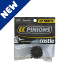 ACCESSORIES: CC PINION - MOD 1 8mm BORE - 22T, 24T, 26T, 28T, 30T, 32T, 34T, 36T, 38T, 40T, 44T, 48T