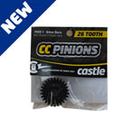 ACCESSORIES: CC PINION - MOD 1 8mm BORE - 22T, 24T, 26T, 28T, 30T, 32T, 34T, 36T, 38T, 40T, 44T, 48T