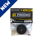 ACCESSORIES: CC PINION - MOD 1 8mm BORE - 22T, 24T, 26T, 28T, 30T, 32T, 34T, 36T, 38T, 40T, 44T, 48T