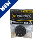 ACCESSORIES: CC PINION - MOD 1 8mm BORE - 22T, 24T, 26T, 28T, 30T, 32T, 34T, 36T, 38T, 40T, 44T, 48T