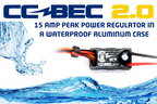 VOLTAGE REGULATOR: CC BEC 2.0, 15A MAX OUTPUT, 14S (58.8 VOLTS), WATERPROOF