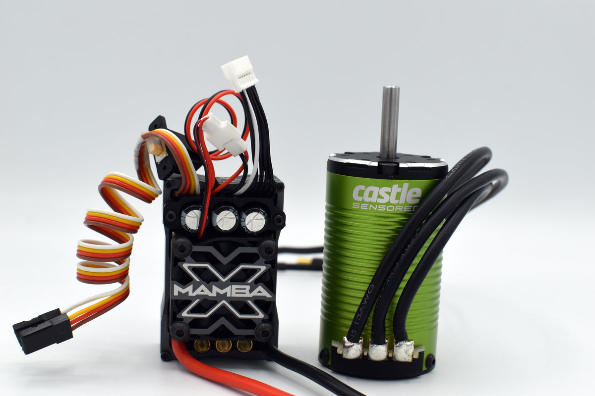 SURFACE ESC, MOTOR COMBO: MAMBA X SCT, 25.2V WP ESC AND 1412-3200KV SENSORED COMBO