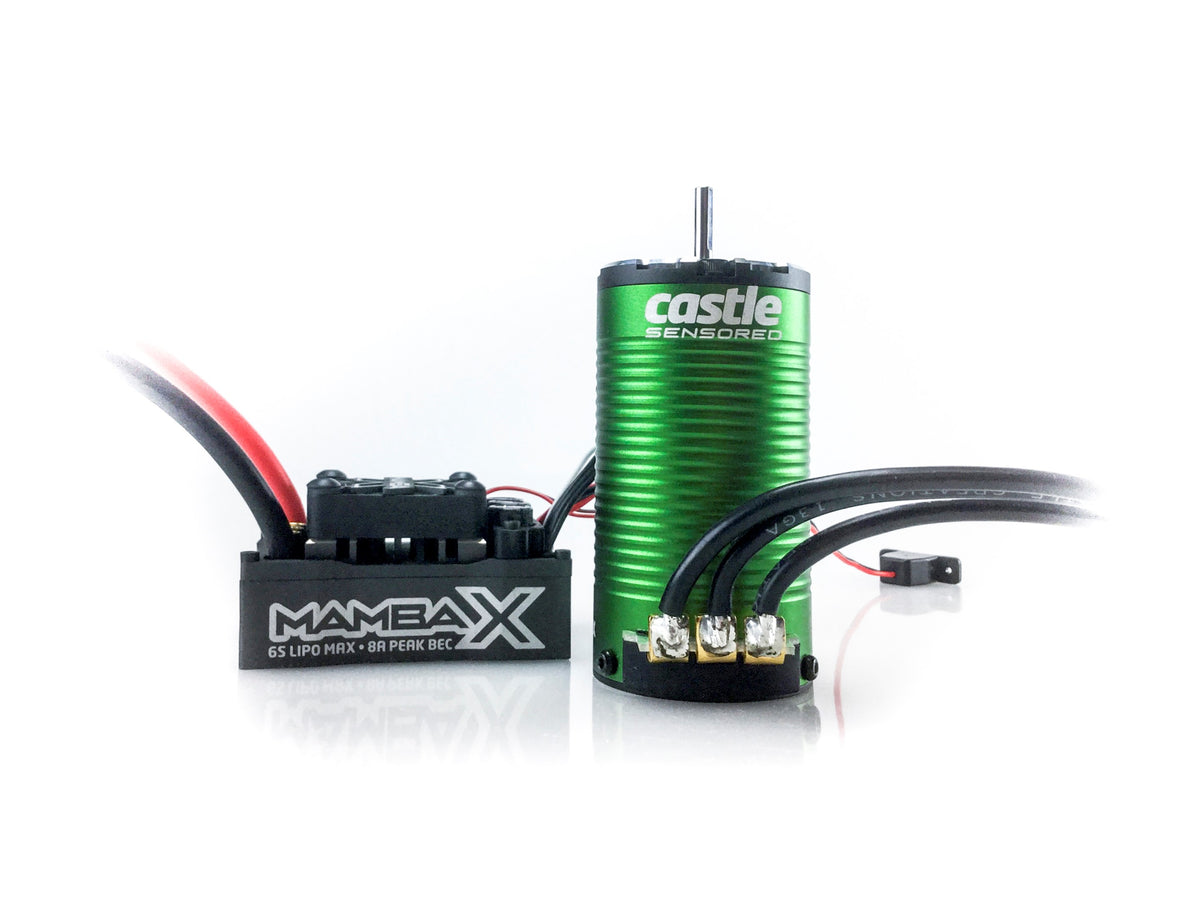 SURFACE ESC, MOTOR COMBO: MAMBA X SCT,  SENSORED, 25.2V WP ESC AND 1415-2400KV COMBO