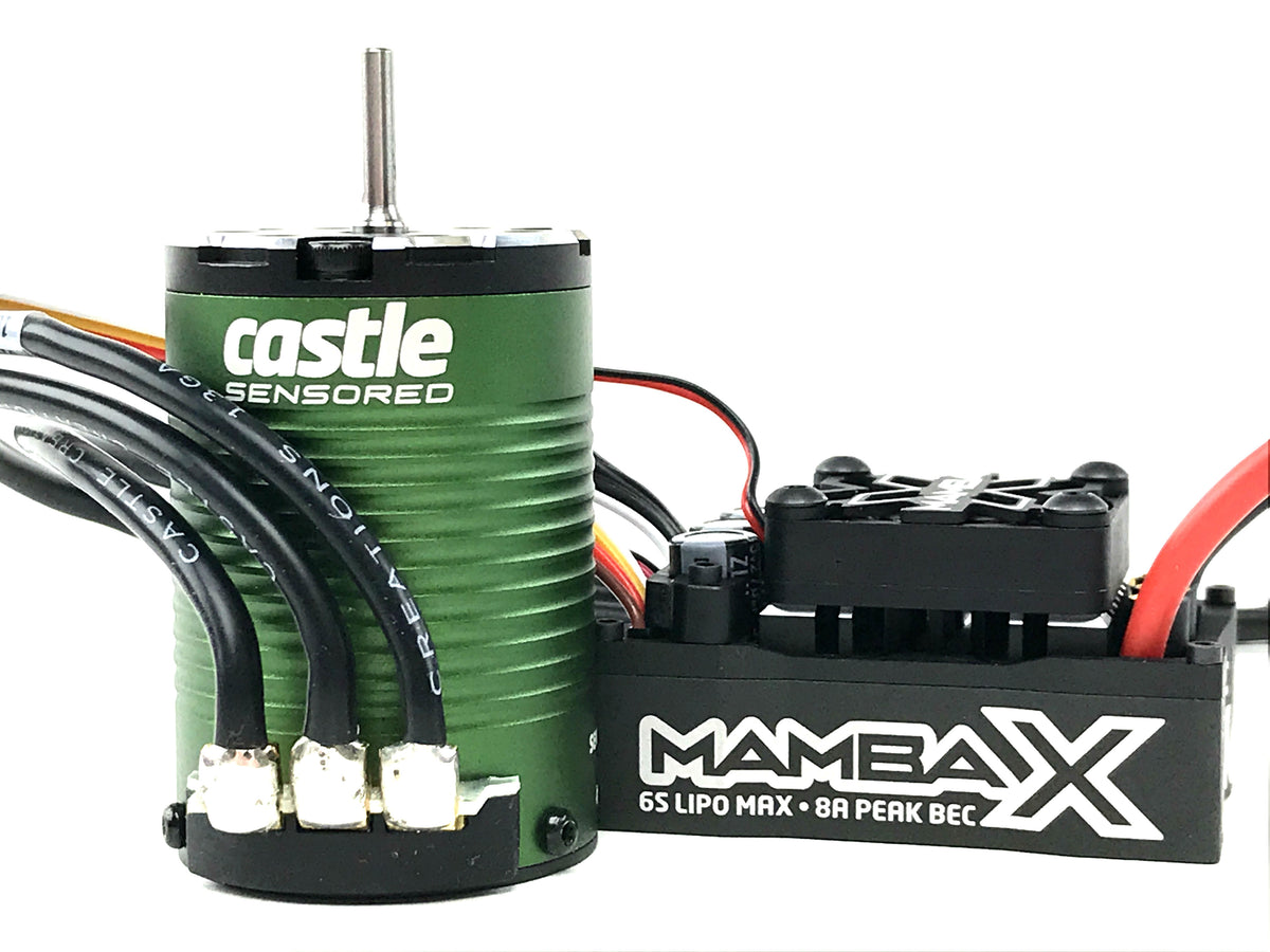 SURFACE ESC, MOTOR COMBO: MAMBA X SCT,  SENSORED, 25.2V WP ESC AND 1410-3800KV COMBO