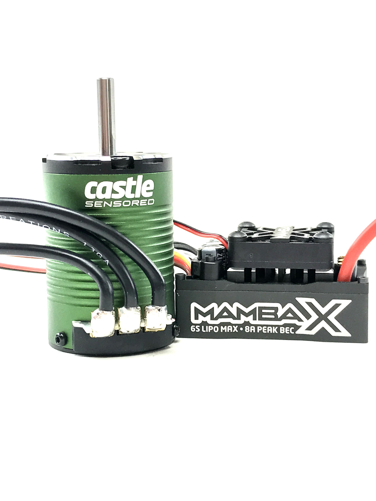 SURFACE ESC, MOTOR COMBO: MAMBA X SCT,  SENSORED, 25.2V WP ESC AND 1410-3800KV 5MM COMBO