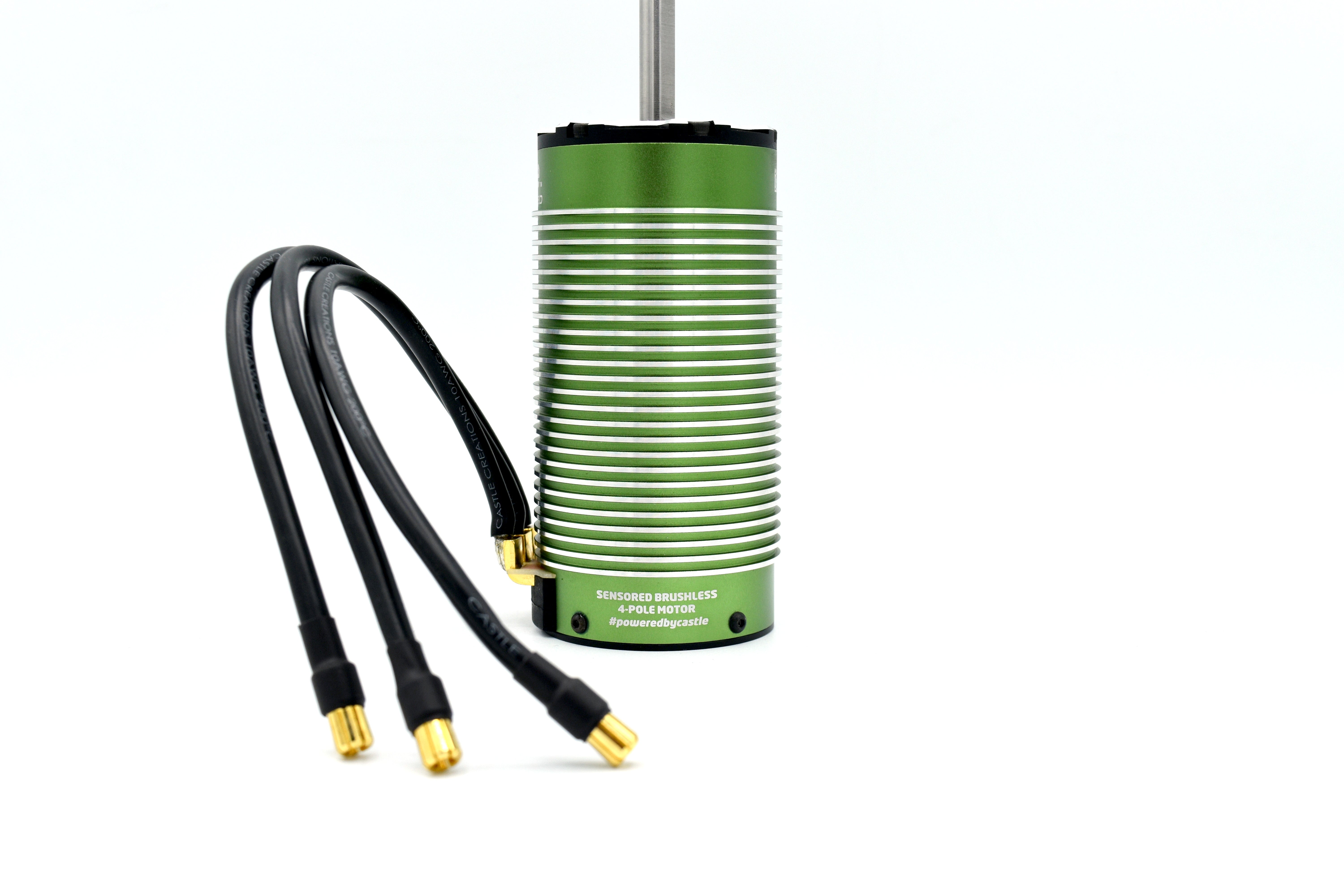 SENSORED MOTOR: 4-POLE SENSORED BRUSHLESS 2028-800KV 10AWG, w/ 6.5