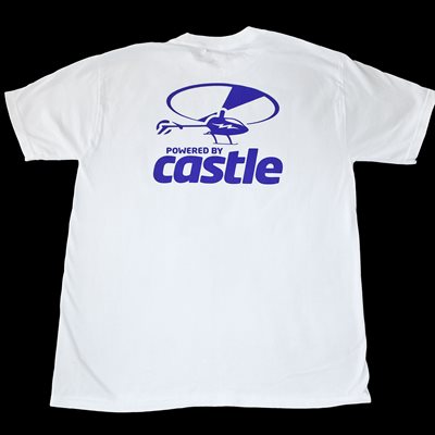 CASTLE GEAR: HELI T-SHIRT BLUE / WHITE