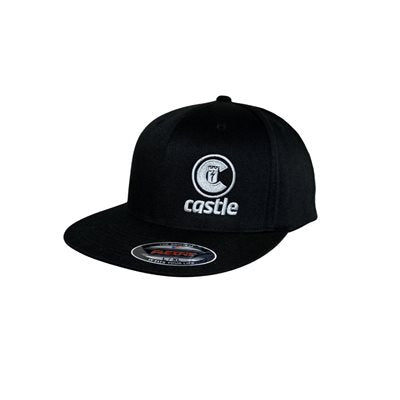 CASTLE GEAR: EMBROIDERED FLEXFIT FLAT BILL HAT