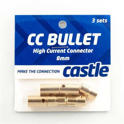 ACCESSORIES: 8.0mm BULLET CONNECTORS (multi-pack)