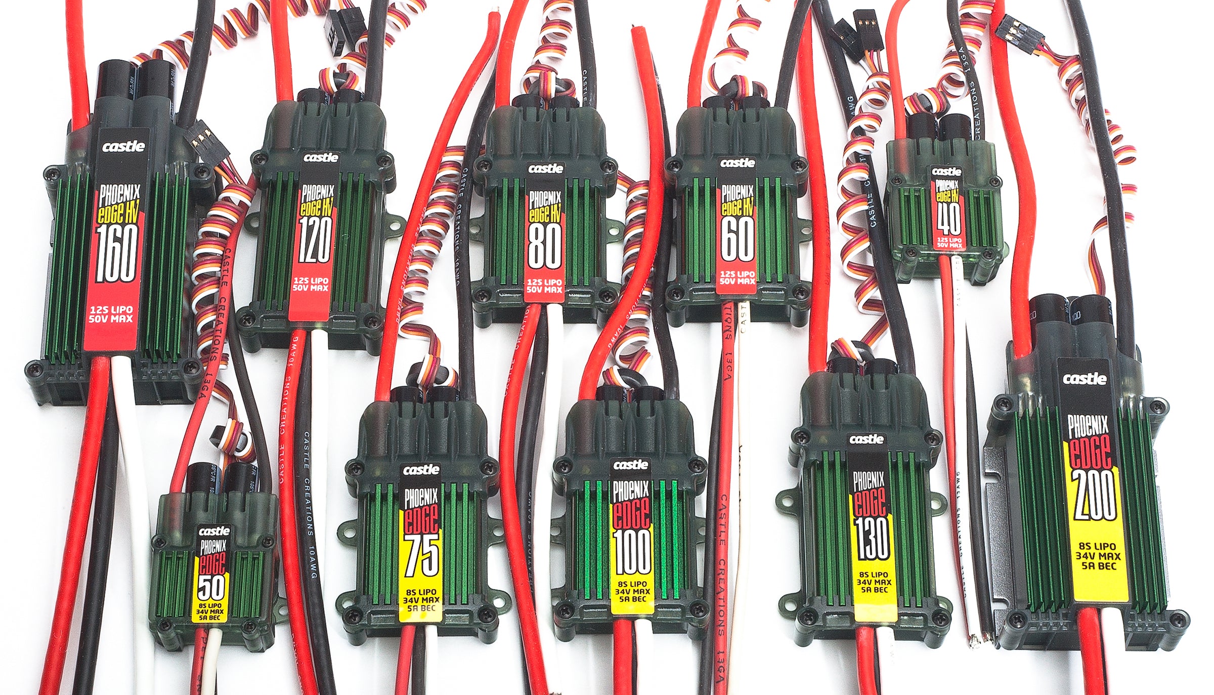 AIR ESC: PHOENIX EDGE 160 HV AMP ESC, 12S / 50.4V – Castle Creations AIR ESC: PHOENIX EDGE 160 HV AMP ESC, 12S / 50.4V – Castle Creations