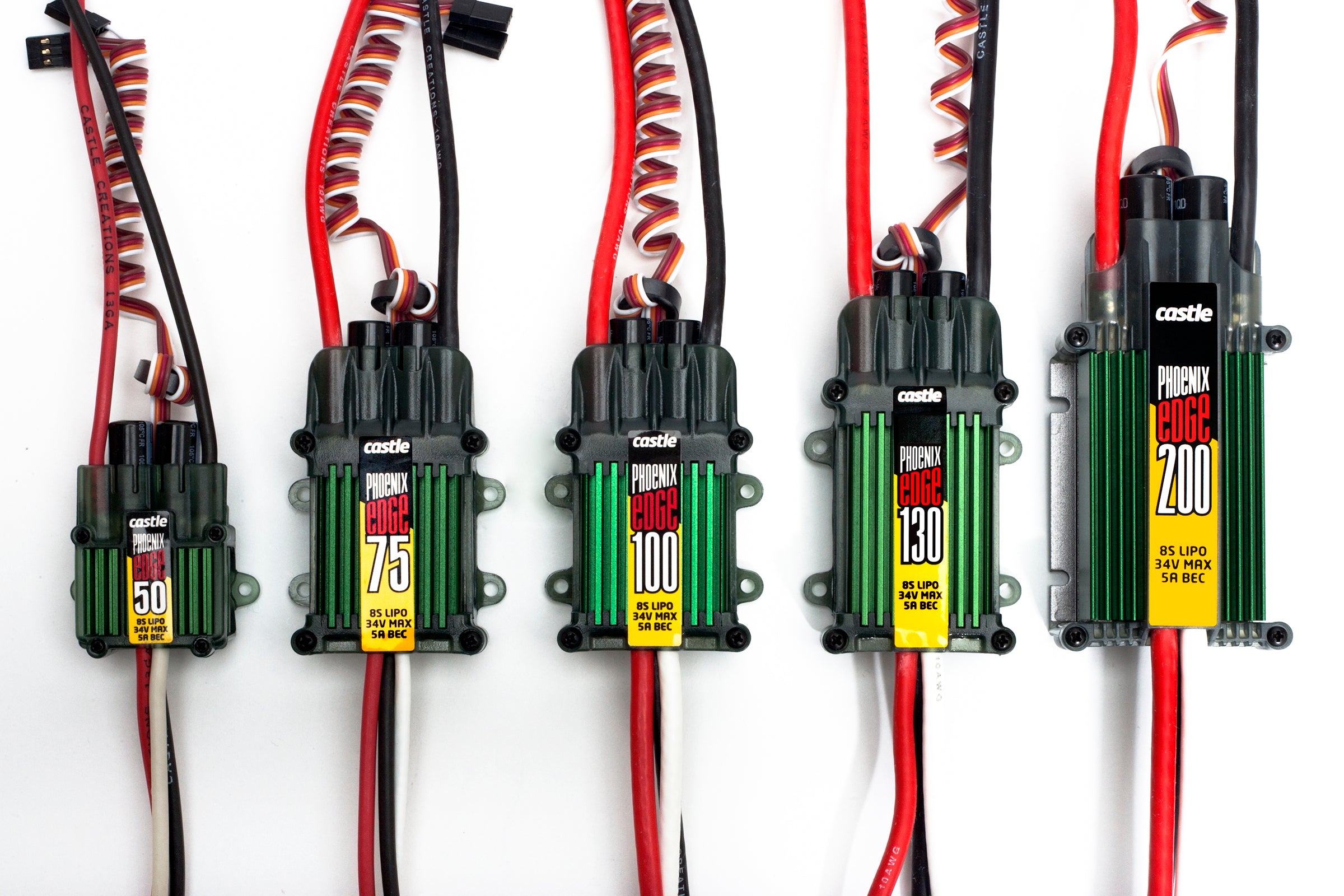 AIR ESC: PHOENIX EDGE 200 ESC, 8S / 33.6V WITH 5 AMP BEC – Castle
